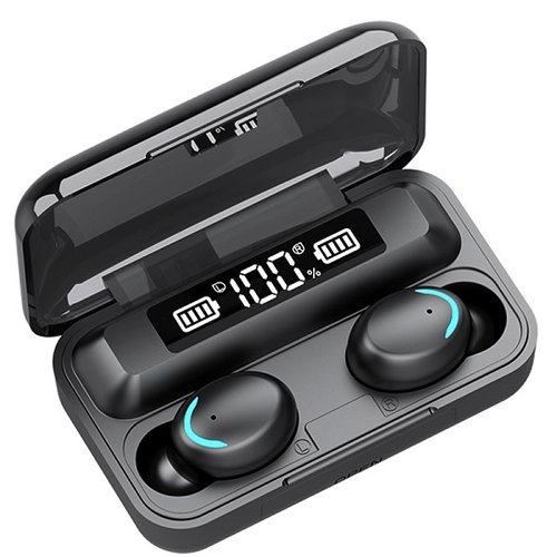 Auricular Bluetooth para teléfonos celulares, auriculares Bluetooth V5.1  con funda de carga, auriculares manos libres impermeables, auriculares