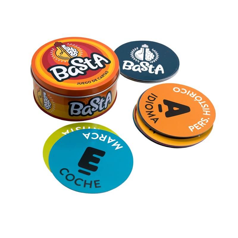 Juego de Mesa Basta en Lata de Metal - Novelty