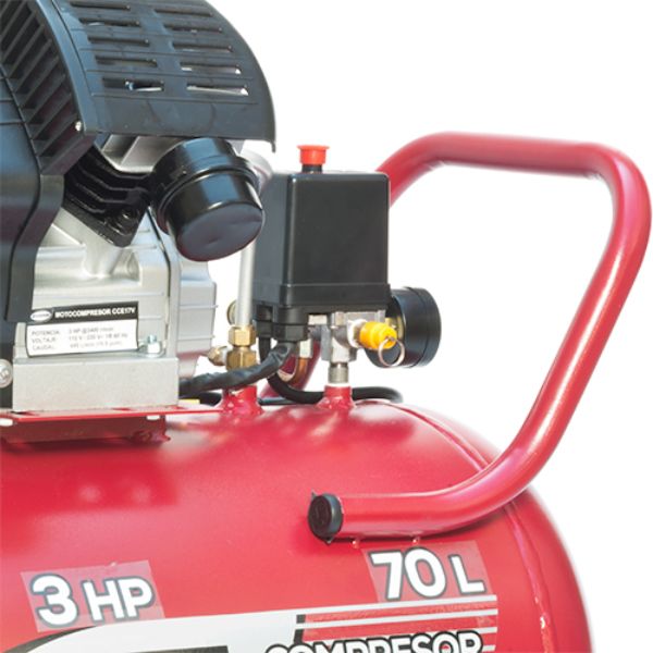 Compresor coaxial lubricado Evans 3 HP 70 litros 116 PSI