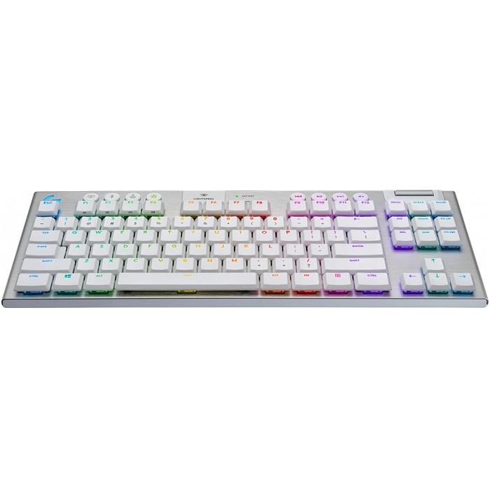 Teclado Logitech G915 TKL LIGHTSPEED Mecanico RGB Inalambrico Gaming USB Y Bluetooth Blanco 920-009660