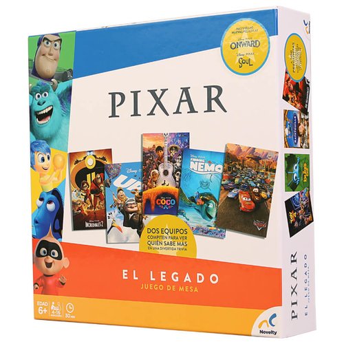 Juego de Mesa El Legado de Pixar - Novelty