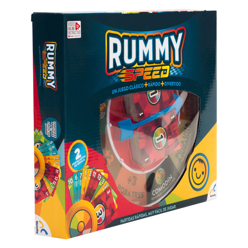 Juego de Cartas Rummy Speed Novelty