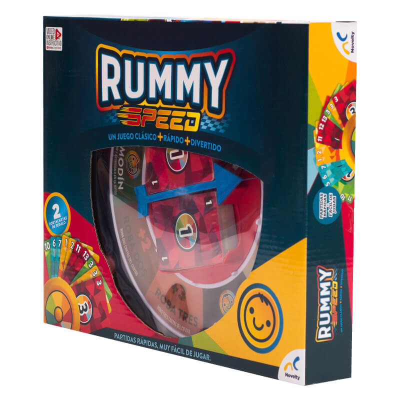 Juego de Cartas Rummy Speed Novelty
