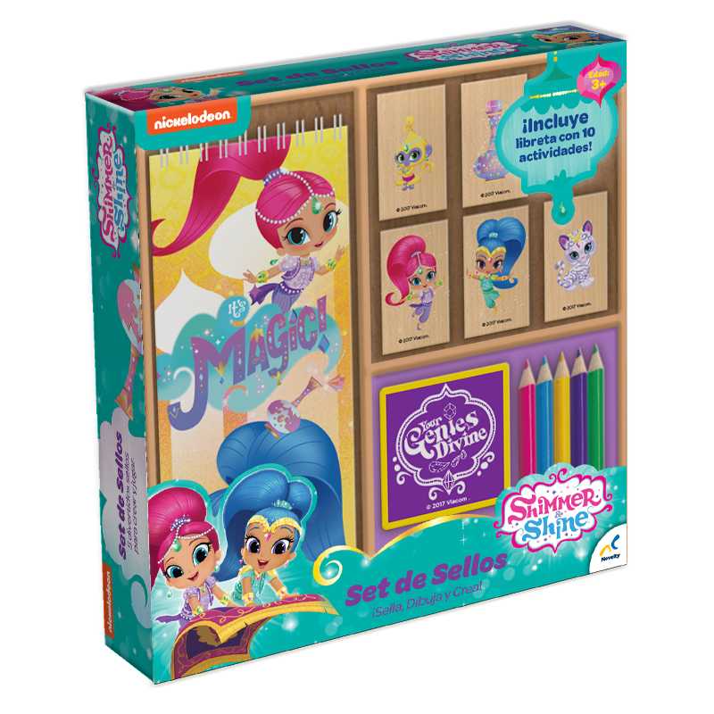 Set de Sellos Shimmer and Shine