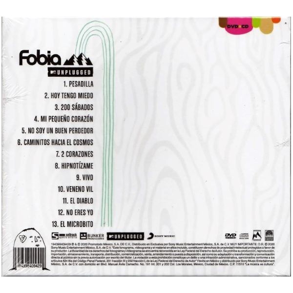 CD Fobia ~ MTV Unplugged (c/DVD)