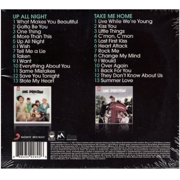 One Direction ~ Two original albums (2CD)