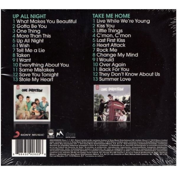 One Direction ~ Two original albums (2CD)