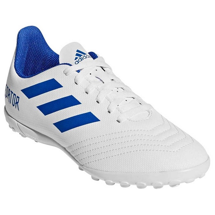 Tenis Adidas Predator 19.4 Blanco Juvenil Fútbol Rápido