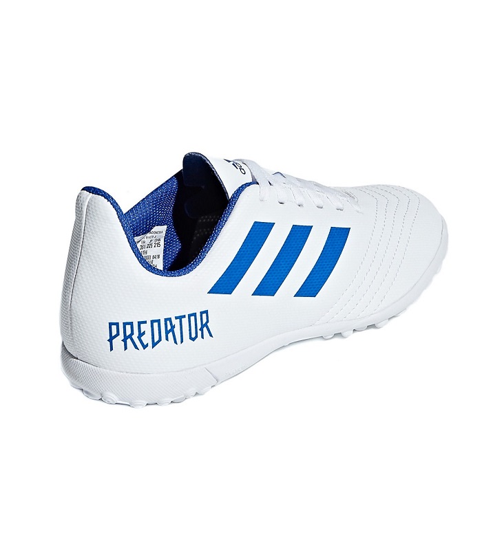 Tenis Adidas Predator 19.4 Blanco Juvenil Fútbol Rápido