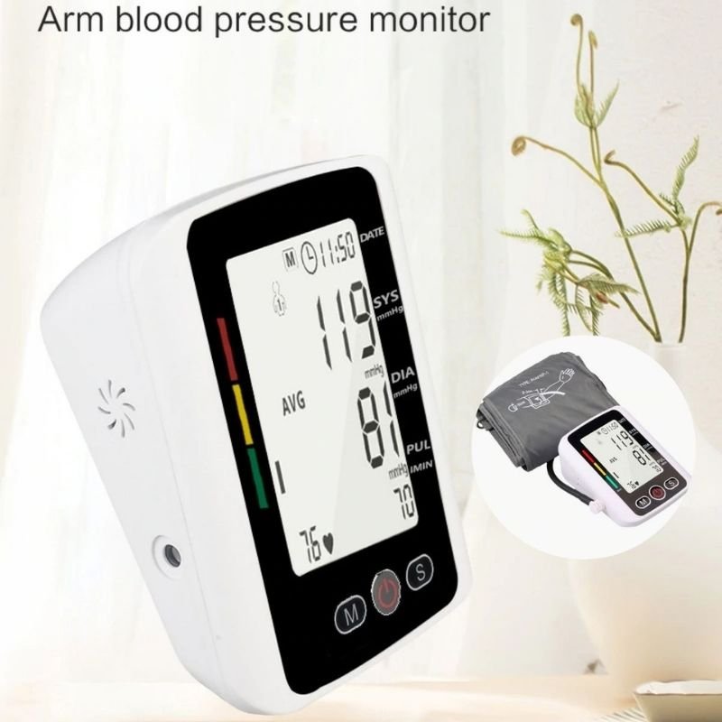 Monitor Digital para medir Presión Arterial, LBP, Tensiómetro Automático, 12cm (4.7in) -Blanco