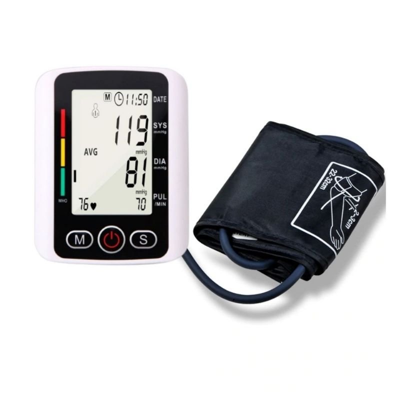 Monitor Digital para medir Presión Arterial, LBP, Tensiómetro Automático, 12cm (4.7in) -Blanco