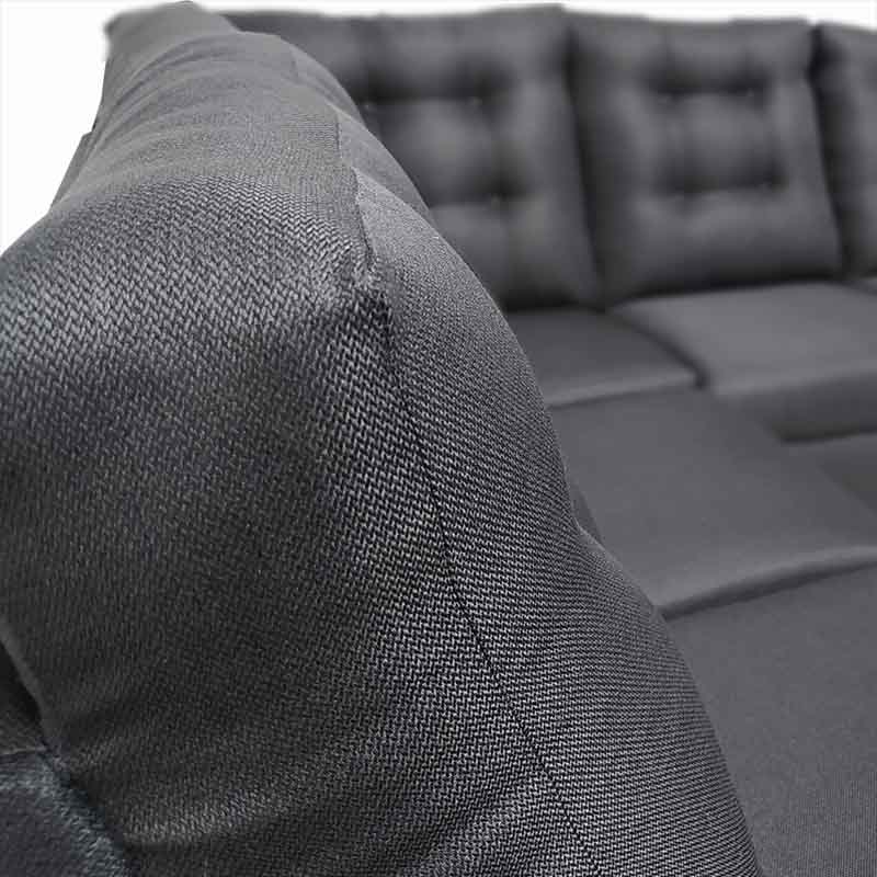 Sala Holanda Lino Gris Oxford Maderian// ENTREGA A CDMX Y ZONA METROPOLITANA.