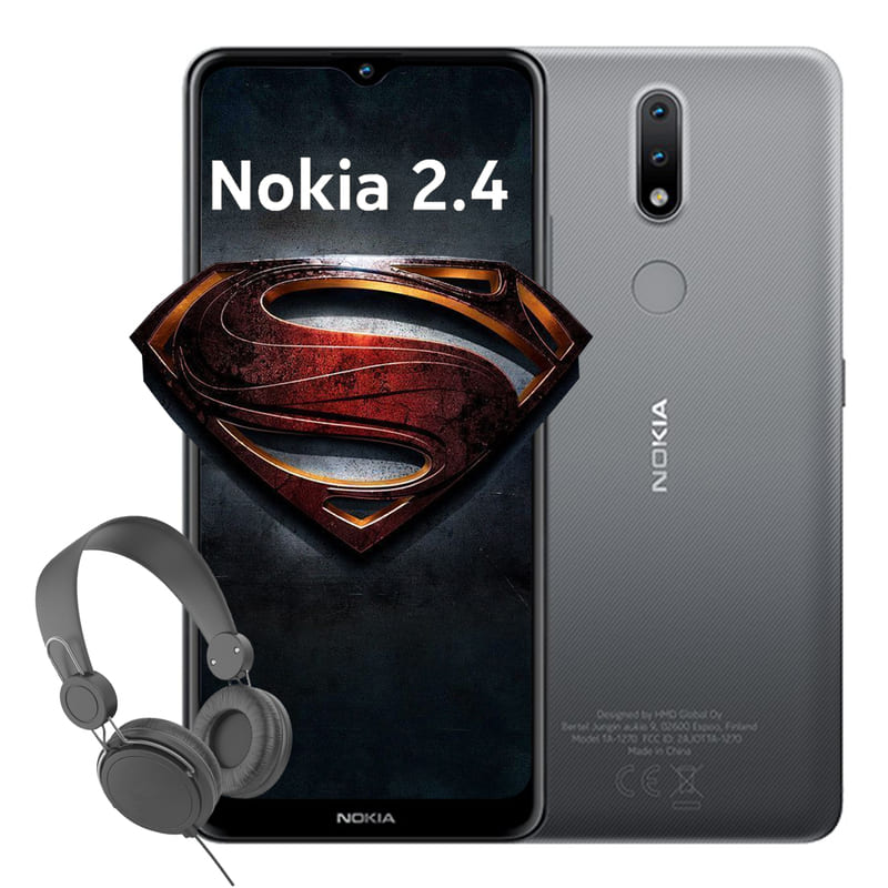 Celular Nokia 2.4 32GB-2GB Dual Sim - Gris