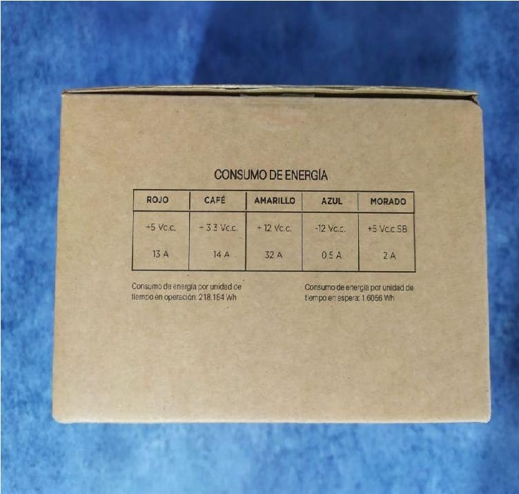 FUENTE DE PODER 500W 24PIN 2 S-ATA PC OFICINA ENERGÍA ENSAMBLE COMPUTADORA CASA ESCUELA