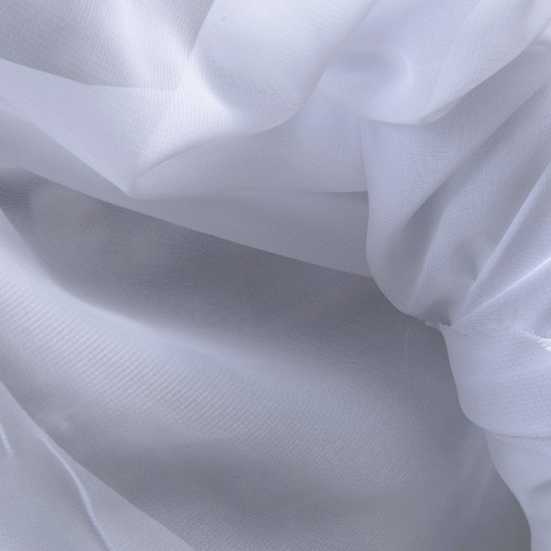 Tienda Modatelas Chiffon Liso 1.50 Mts, Blanco