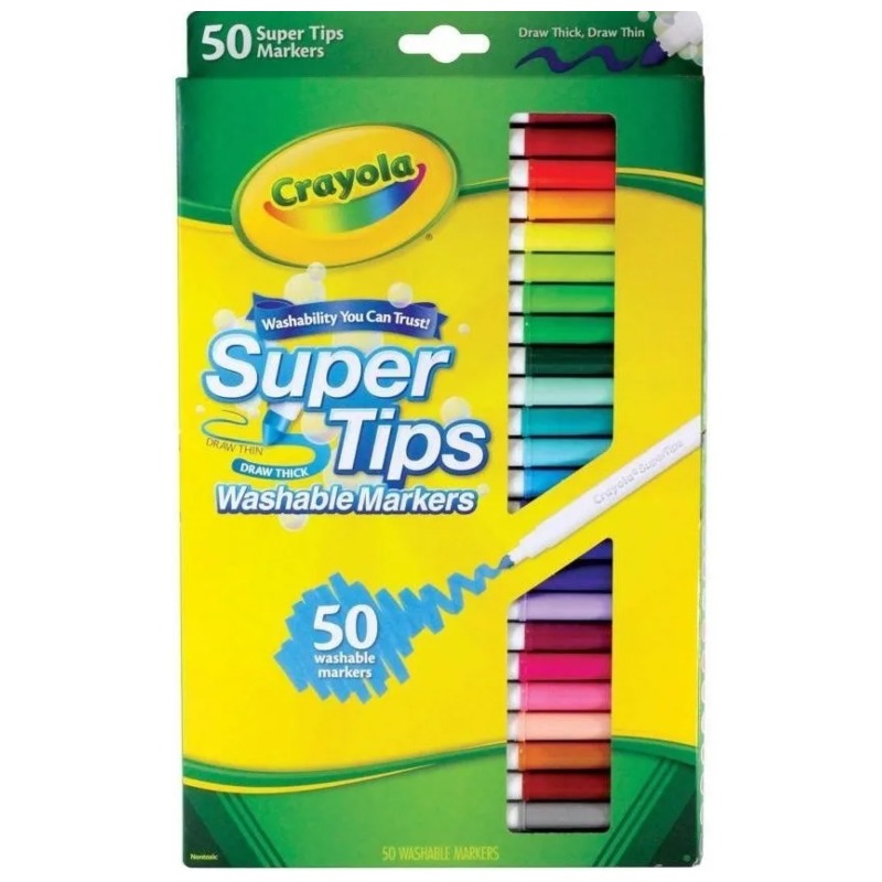 Plumones Super Tips 50 Marca Crayola Plumones Crayola