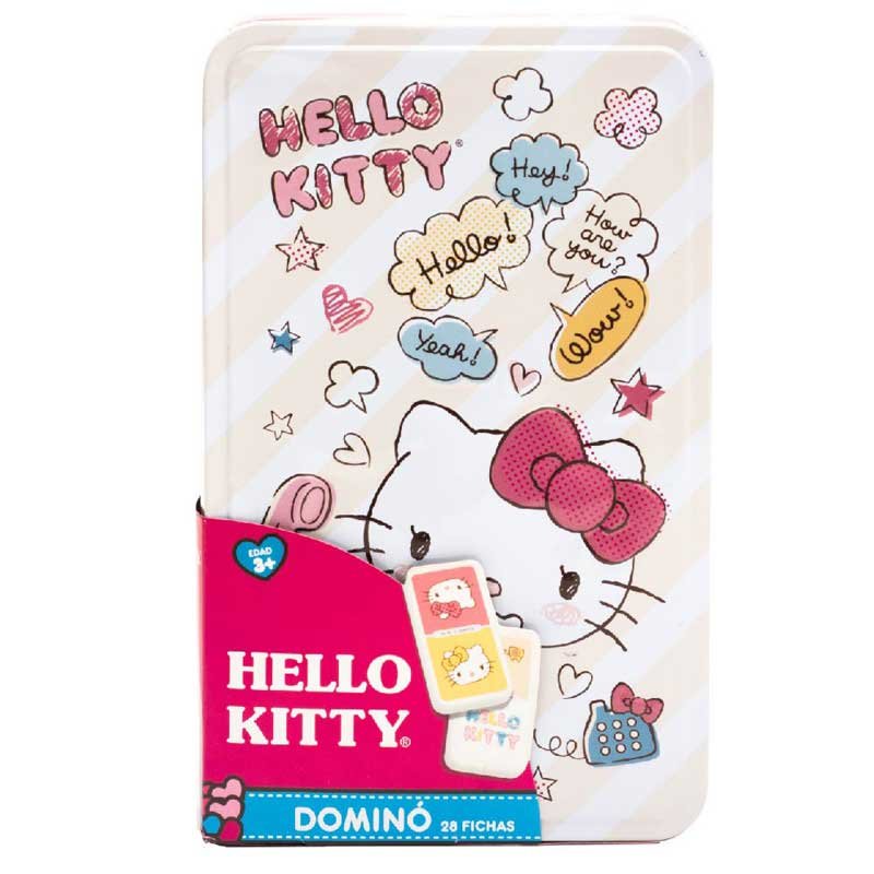 Dominó para Niños en Caja Metálica de Hello Kitty Novelty