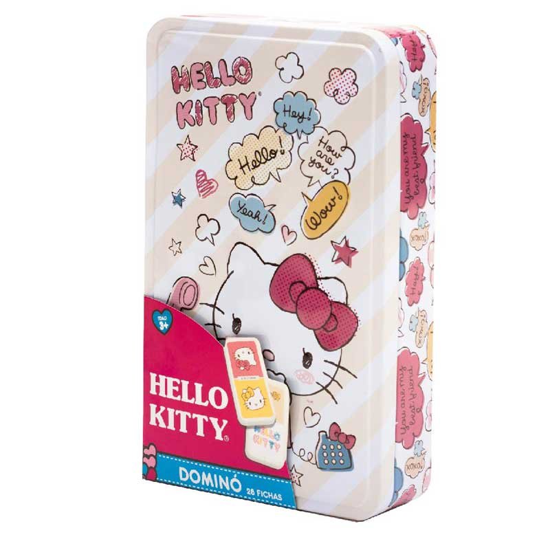 Dominó para Niños en Caja Metálica de Hello Kitty Novelty