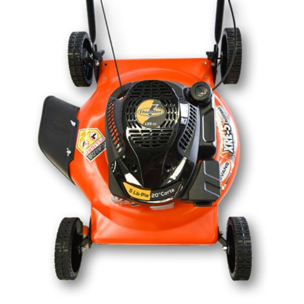 Podadora Std 20" Evans Motor Thunder 5 Lb.Pie. Llantas 7"