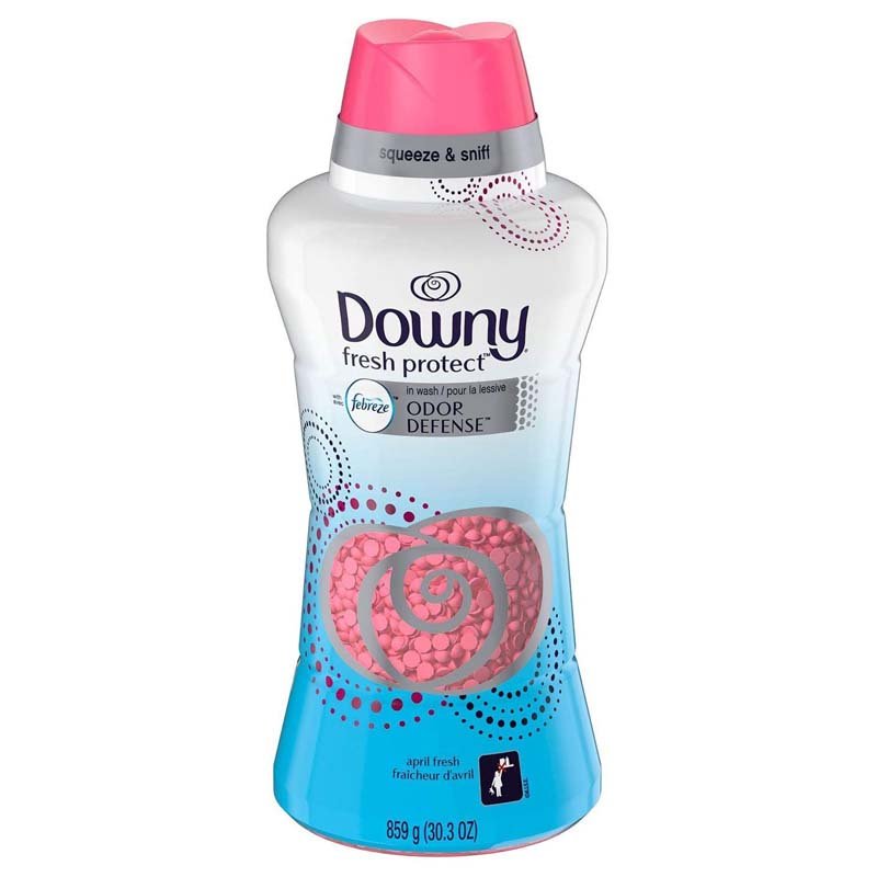 Downy Fresh Protect - Perlas De Aroma April Fresh 859 Gr - olor para ropa- aromatizante de textiles - perfume para ropa