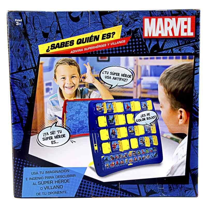 Juego de Mesa ¿ Sabes Quién Es? de Marvel Novelty