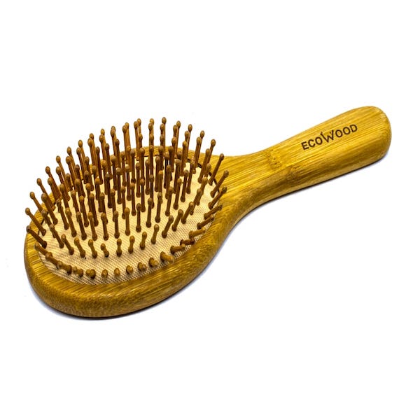 ECOWOOD Cepillo para el Cabello Ovalado 