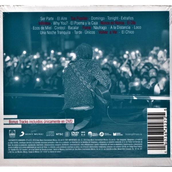 CD Siddhartha ~ Al aire (c/DVD)