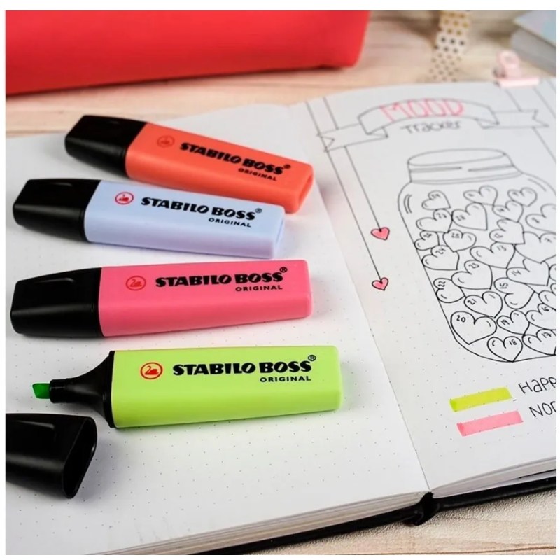 Stabilo Boss Colección Completa Pastel Y Neón 19p Marcatexos