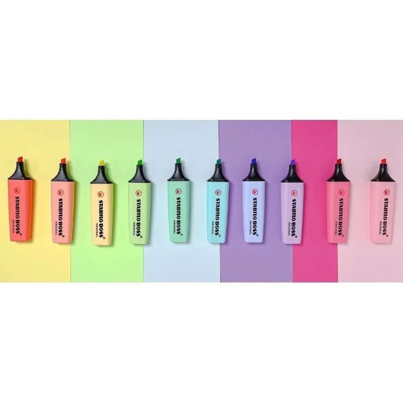 Stabilo Boss Colección Completa Pastel Y Neón 19p Marcatexos