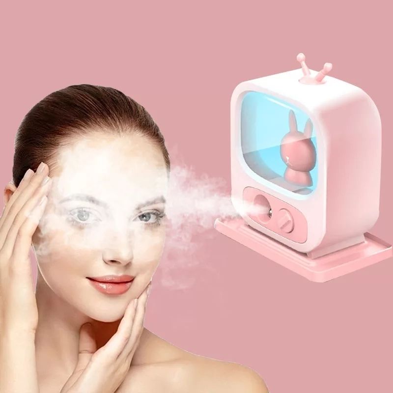 Humidificador Televisión con Osito, LBP, Aromatizante, Difusor de Aceites, 14cm(5.5in) -Azul