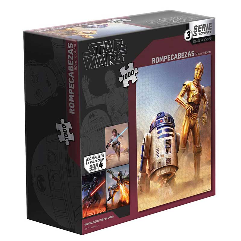 Rompecabezas de Colección Personajes Star Wars 1000 Piezas