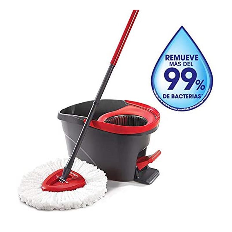 Set Limpieza Vileda Easy Wring & Clean Mop Trapeador con  Cubo con Pedal