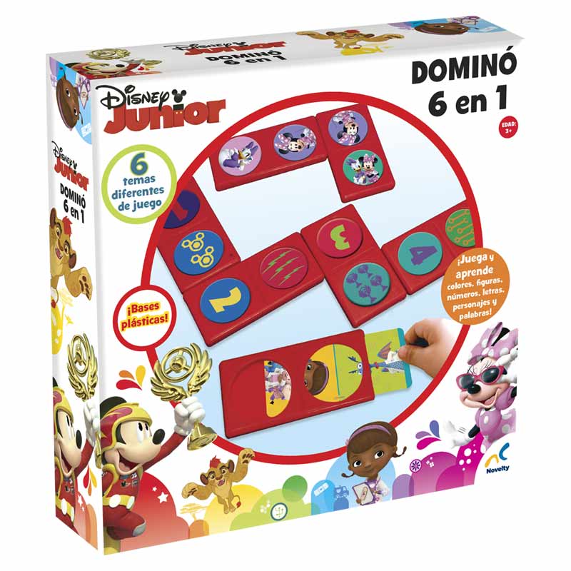 Dominó 6 en 1 Disney Jr