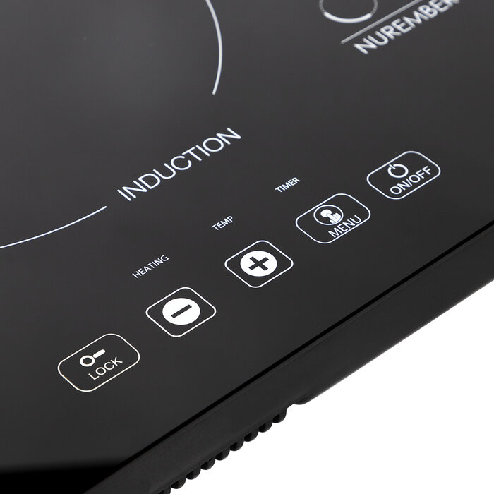 Parrilla de Inducción Schönes Bauen Nuremberg Empotrable 2 zonas 27 pulgadas 120V