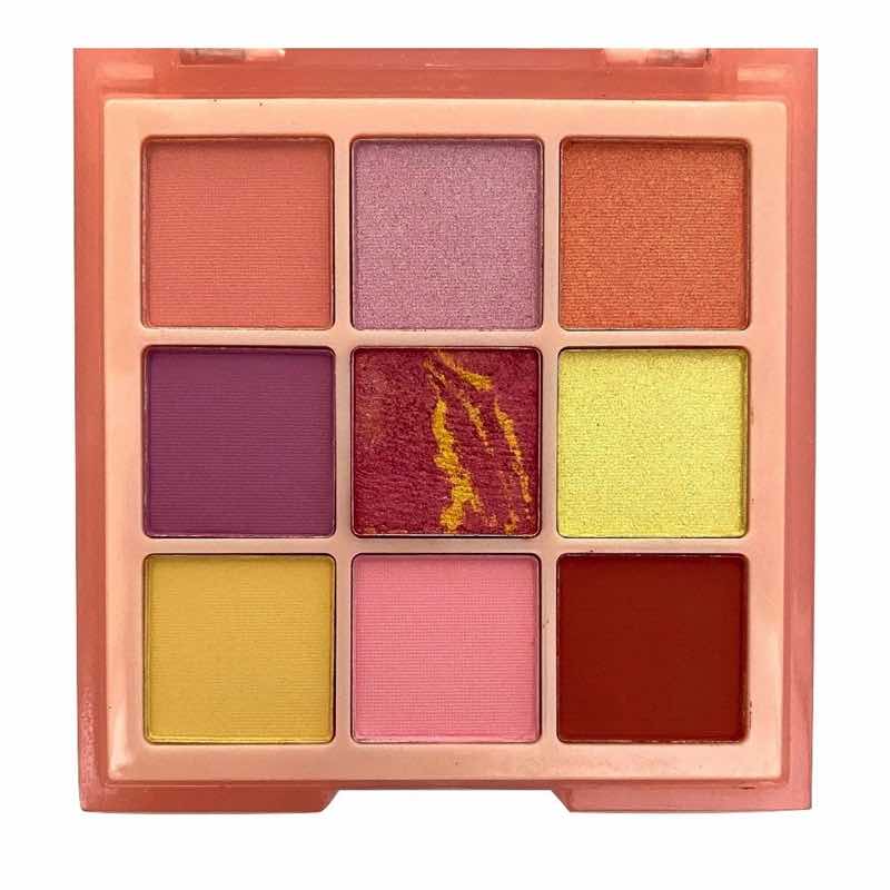 Paleta De Sombras Pastels Rose 9 Tonos Mate Y Shimmer