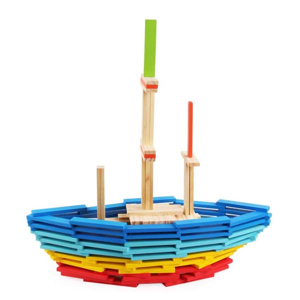 Juego Para Niños Didáctico, Bloques De Madera 200pcs