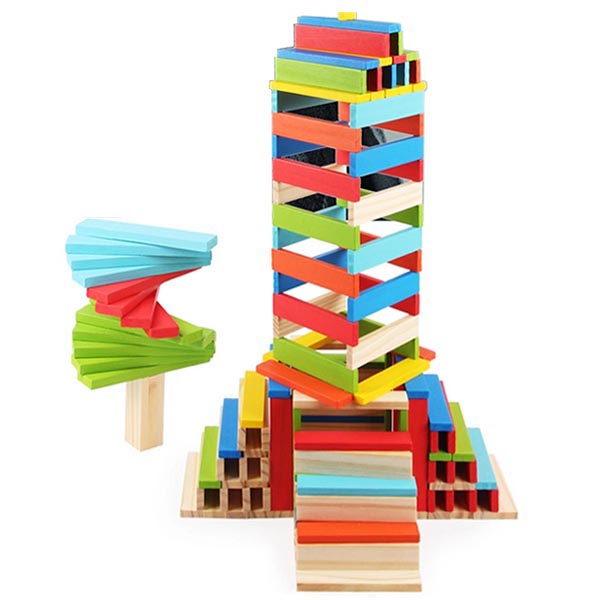 Juego Para Niños Didáctico, Bloques De Madera 200pcs