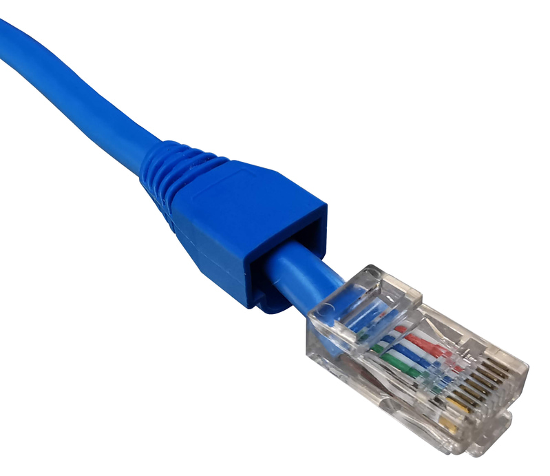 Cable De Red Para Internet Categoría 6 Utp 45 Metros Azul