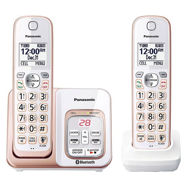 Panasonic KX-TGD562G Teléfono Inalámbrico Bluetooth 2 Auriculares Reacondicionado Grado A