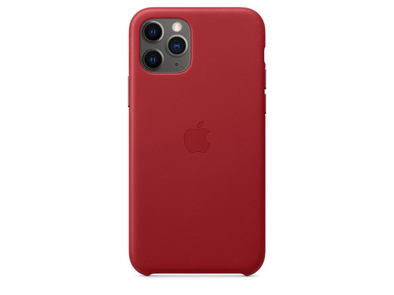 Funda Iphone SE Roja Piel