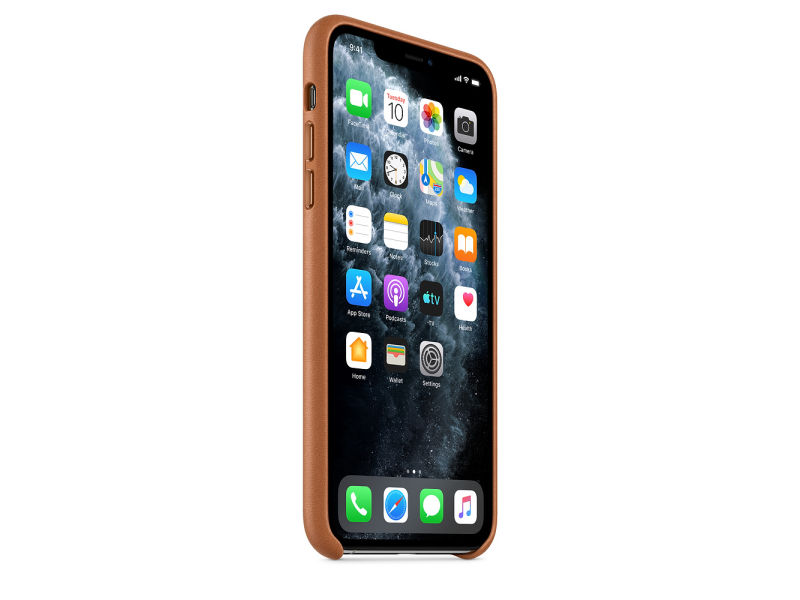 Funda de piel para el iPhone 11 Pro Max - Cafe Cuero - Apple