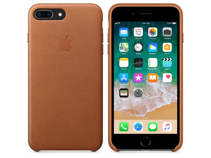 Funda de piel para el iPhone 8 Plus iPhone 7 Plus - Cafe Cuero - Apple