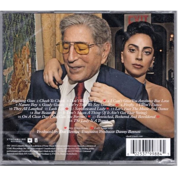 CD Tony Bennett & Lady Gaga ~ Cheek to cheek