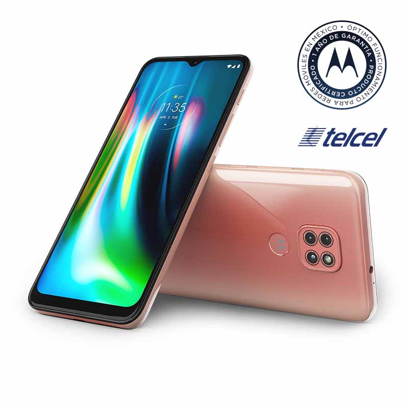 Celular MOTOROLA LTE XT2083-1 G9 PLAY Color ROSA Telcel