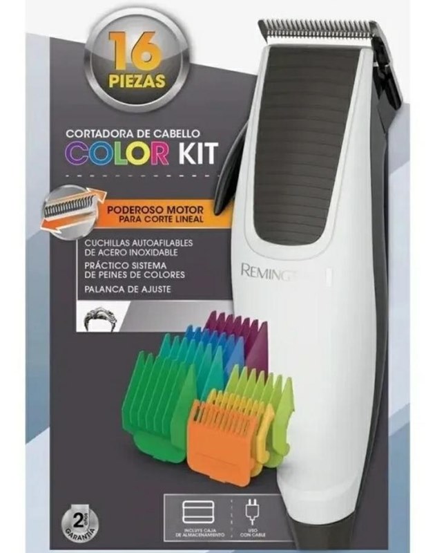 maquina cortadora de cabello remington color kit 16pz