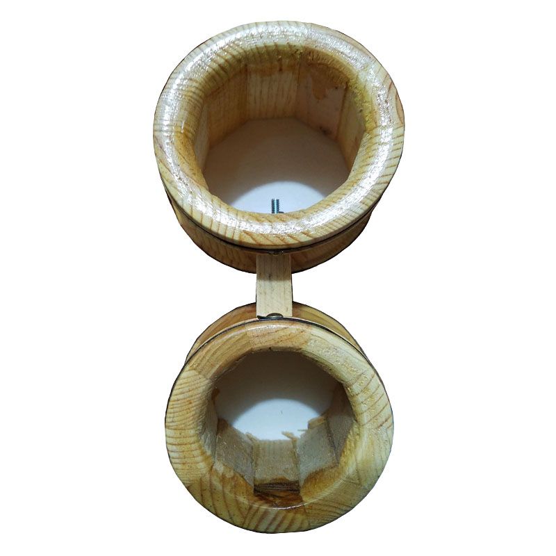 Par De Bongos Infantiles Intrumento Musical Percusión Madera