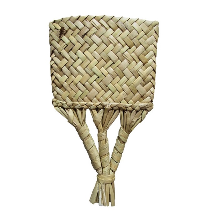 Abanico Soplador De Tule - Petate Artesanal Kit 3 Piezas