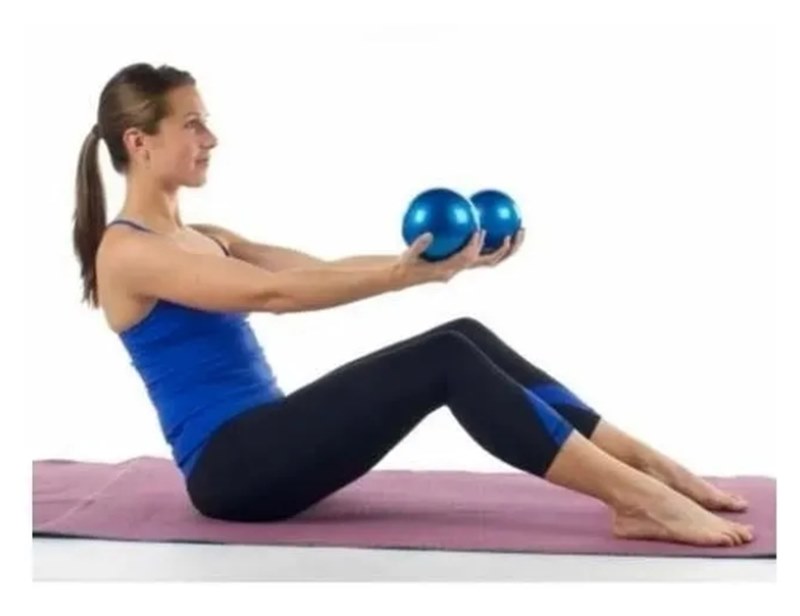 Pelota De Gel Para Pilates 1kg Gimnasio Fitness Gym