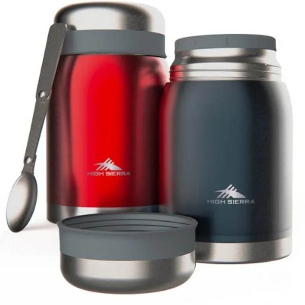 Juego De Termos Thermos Para Alimentos o comida con cucharatenedor High Sierra 2 Piezas