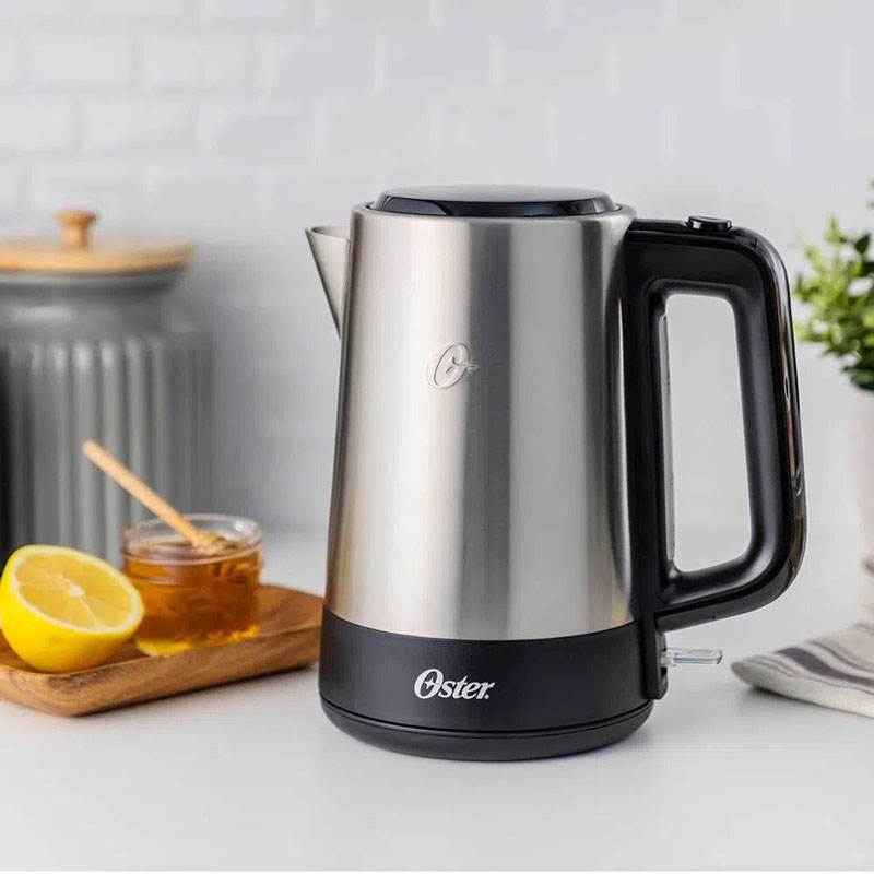 Tetera Jarra Hervidor Eléctrico Oster 1.7 L Acero Inoxidable